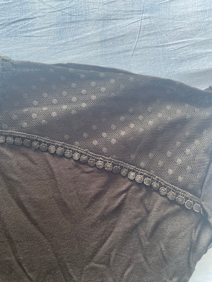 İpekyol Siyah V Yakalı Kadın tişört Orijinal Ürün - Görsel 2