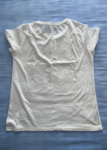 LTB Baskılı Beyaz Bohem Kadın Tişört Orijinal Ürün - Görsel 3