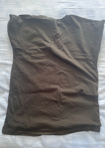 Pull & Bear Siyah V Yakalı Tişört Orijinal Ürün - Görsel 4