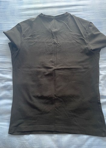 H&M Erkek Siyah V Yakalı Tişört Orijinal Ürün - Görsel 3