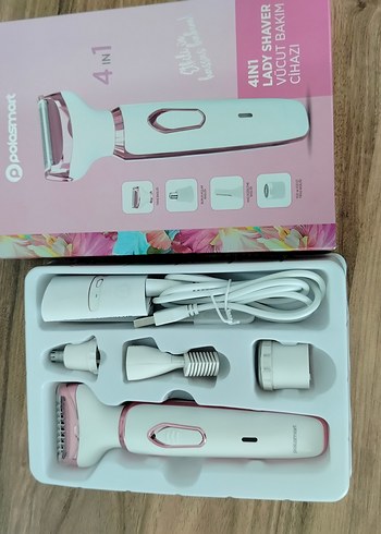 Polosmart 4'ü 1 Arada Kadın Bakım Cihazı Beyaz