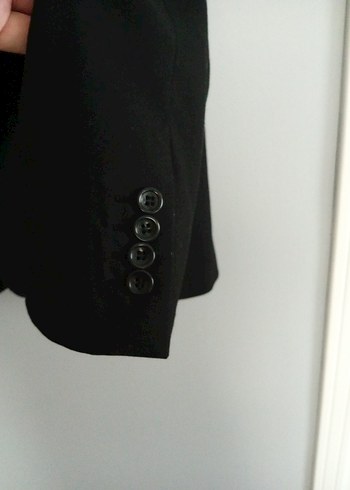 Siyah Erkek Ofis Takım Ceketi, Normal Kesim - Görsel 5