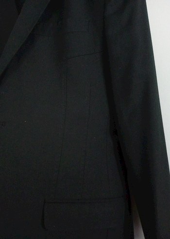 Siyah Erkek Ofis Takım Ceketi, Normal Kesim - Görsel 3