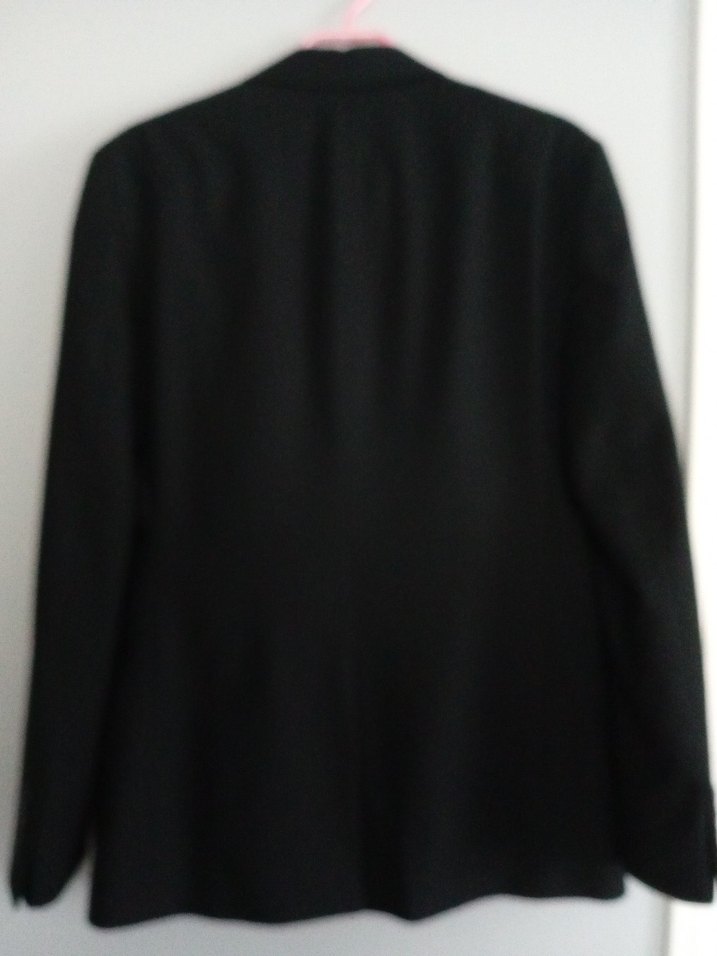 Siyah Erkek Ofis Takım Ceketi, Normal Kesim - Görsel 2