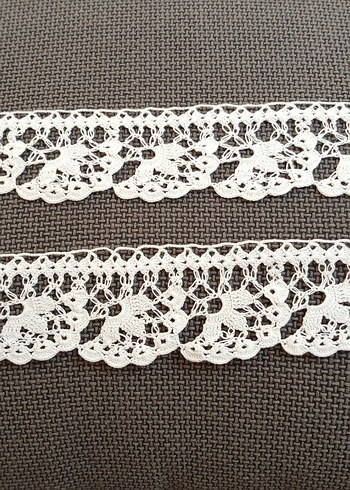 dantel beyaz tek kişilik çarşaf kenarı - Görsel 2