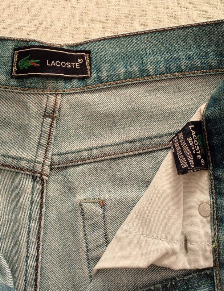 Erkek Gri Denim Midi Jean Şort - Görsel 4