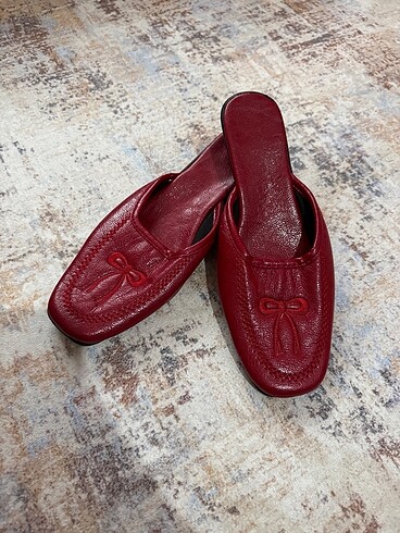 40 Beden bordo Renk Terlik