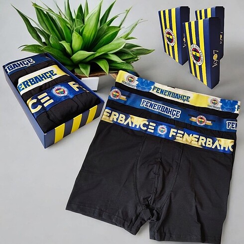 3lü Premium Fenerbahçe Boxer Seti