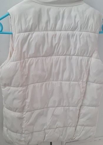 Beyaz Fermuarlı çocuk yelek - Görsel 3