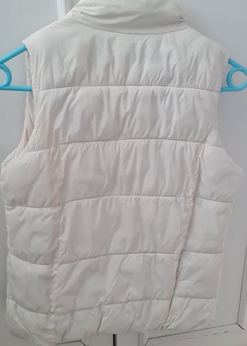 Beyaz Fermuarlı çocuk yelek - Görsel 7