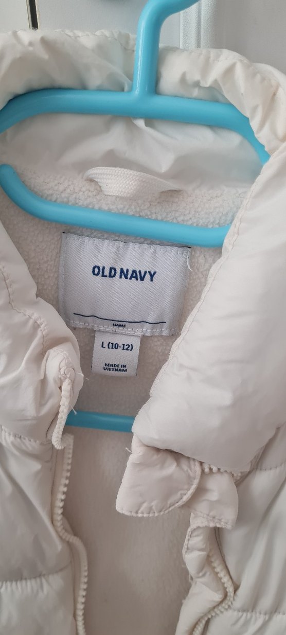 Beyaz Fermuarlı çocuk yelek - Görsel 2