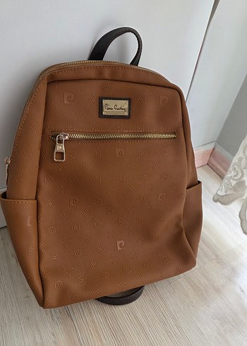 Kahverengi Deri Kadın Sırt Çantası - Görsel 2