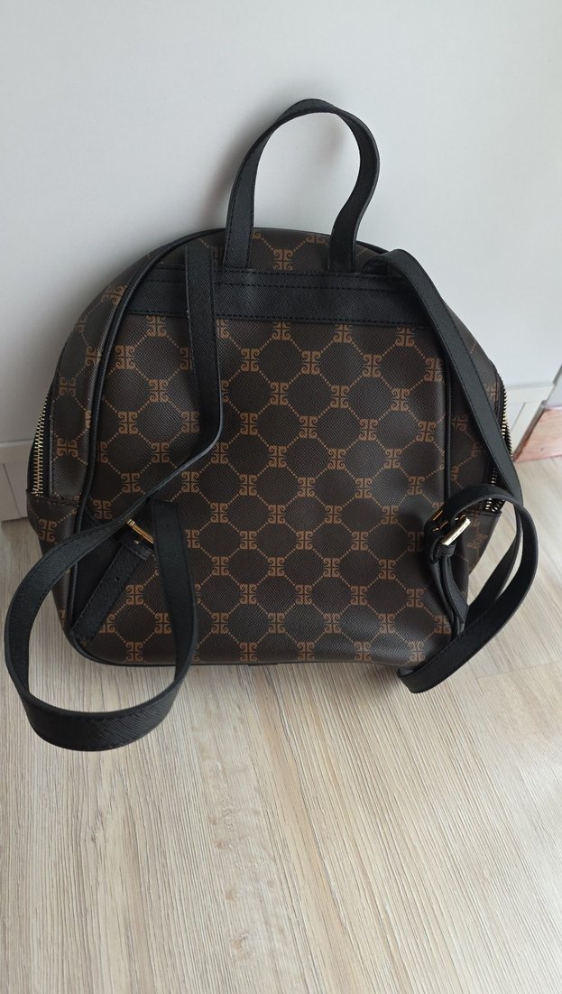 Klasik Zarif Kahverengi Deri Sırt Çantası - Görsel 2