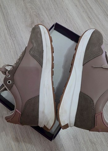 Vizon Bağcıklı Kadın Spor Ayakkabı - Görsel 5