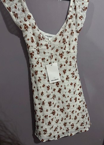 Pull and Bear Mini Elbise Etiketli
