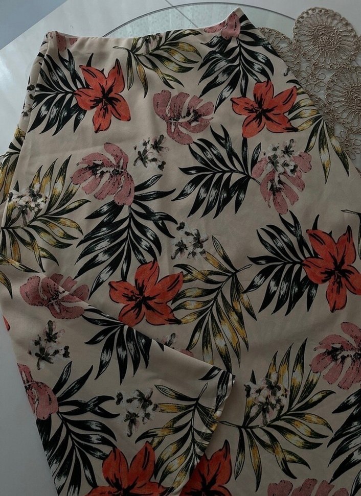 Çiçek Desenli Bohem Uzun Etek - Görsel 3