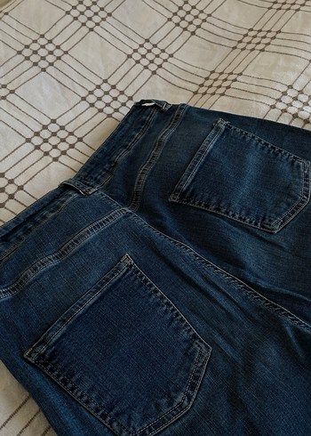 Kadın Mavi Kot Pantolon - Görsel 3