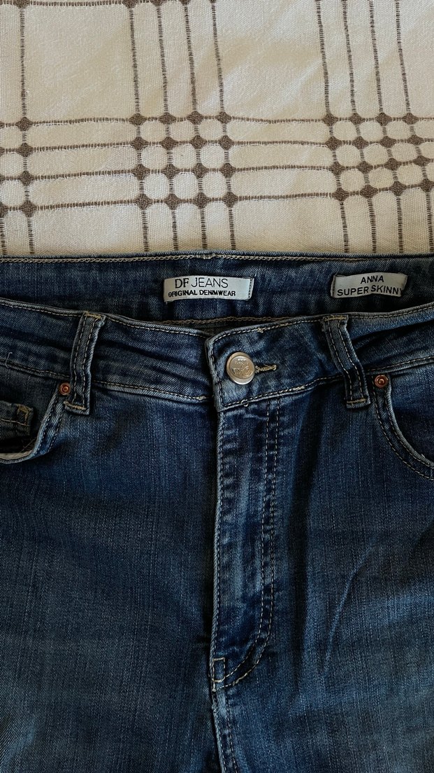 Kadın Mavi Kot Pantolon - Görsel 2