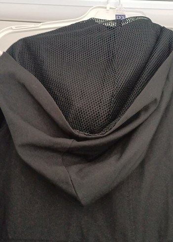 Kadın Siyah Uzun Fermuarlı Kaban - Görsel 2