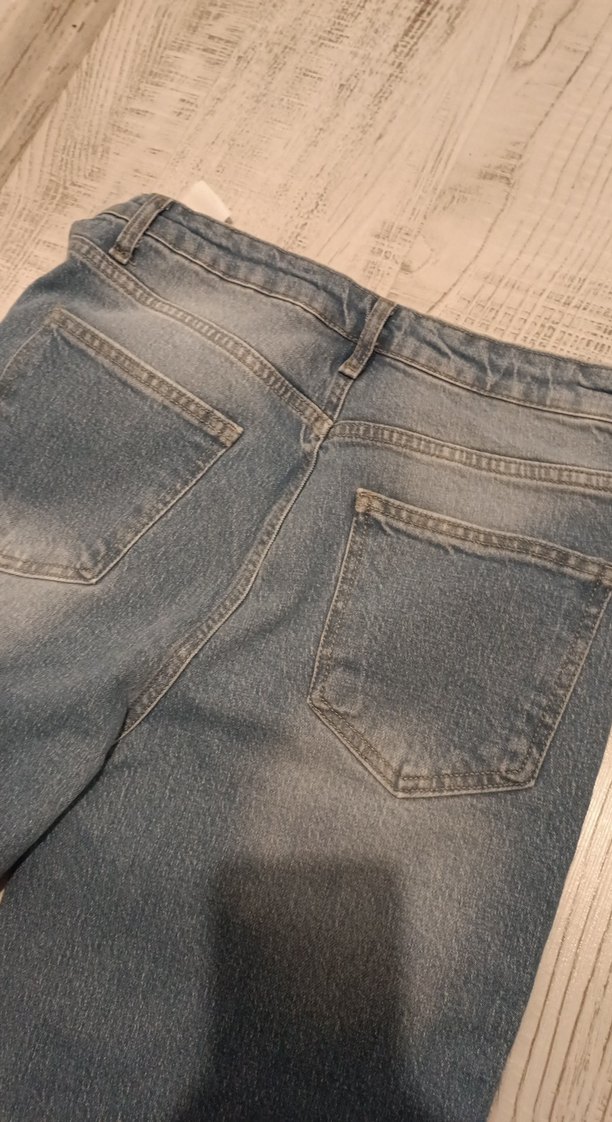 Mavi Normal Boy Kadın Denim Pantolon - Görsel 3