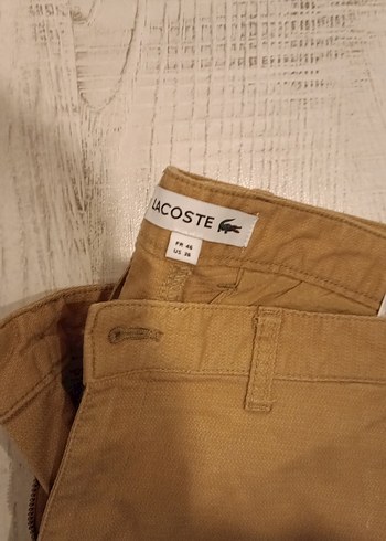 Bej Erkek Pantolon Normal Kesim Parlak Kumaş - Görsel 3