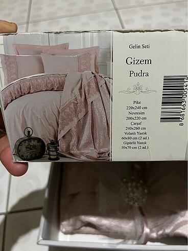 Dantella bita gelin seti - Görsel 6