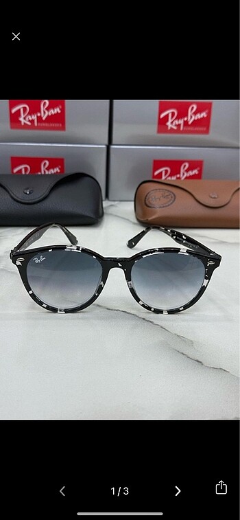 ORIJINAL RAYBAN BLUE YUVARLAK KEMİK