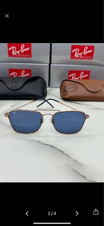 ORIJINAL RAYBAN BLUE CAM METAL