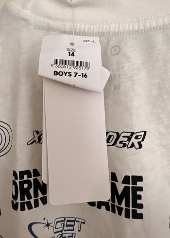 Beyaz Baskılı Kısa Kollu tshirt - Görsel 5