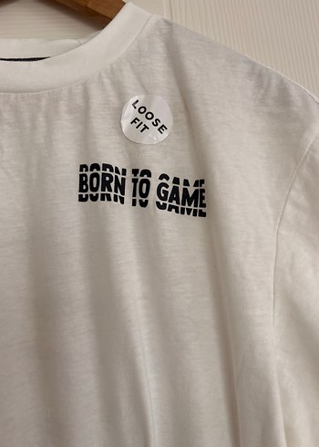 Beyaz Baskılı Kısa Kollu tshirt - Görsel 2