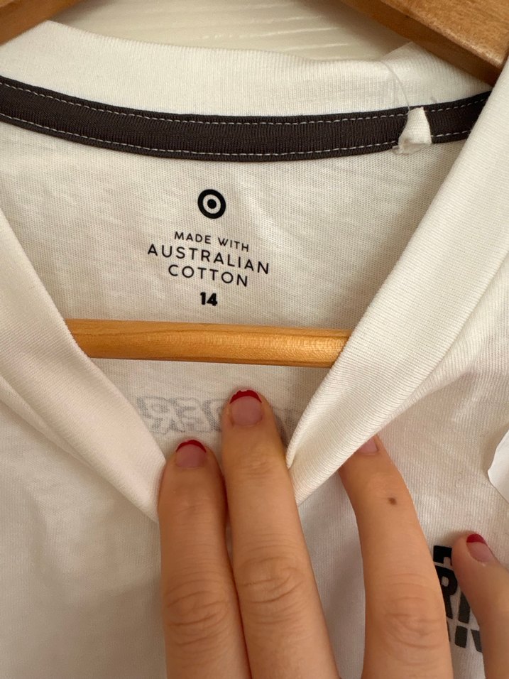 Beyaz Baskılı Kısa Kollu tshirt - Görsel 3