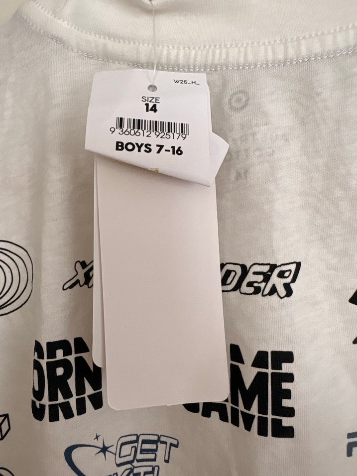 Beyaz Baskılı Kısa Kollu tshirt - Görsel 5