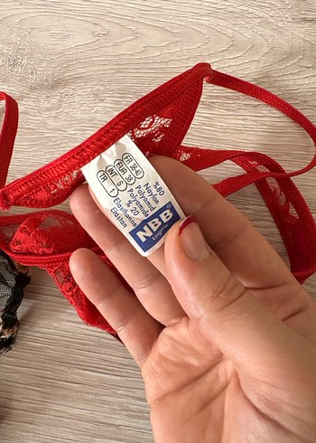 Kırmızı Nakışlı Bohem Sütyen Takımı - Görsel 4