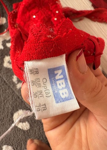 Kırmızı Nakışlı Bohem Sütyen Takımı - Görsel 5