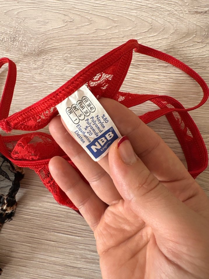 Kırmızı Nakışlı Bohem Sütyen Takımı - Görsel 4