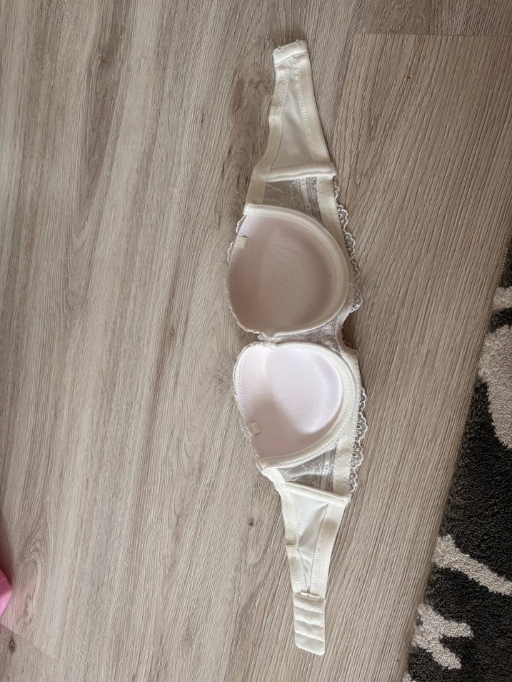 Nakışlı Bej Bohem Straplez Sütyen - Görsel 5