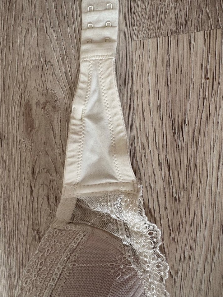 Nakışlı Bej Bohem Straplez Sütyen - Görsel 3