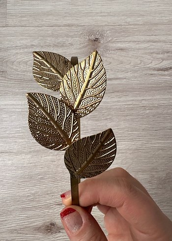 Yeşil Parlak Boncuklu ve Yapraklı Saç Tokası Seti - Görsel 6