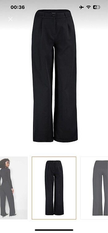 Trendyomilla kumaş plazzo pantolon