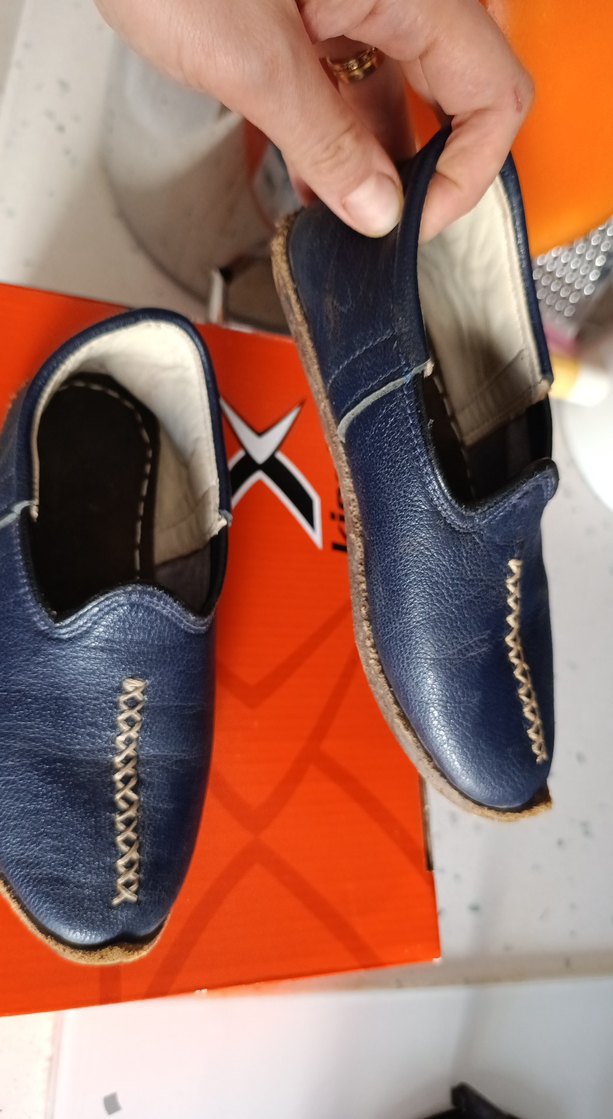 erkek çocuk hakiki deri Yemeni ayakkabi - Görsel 3