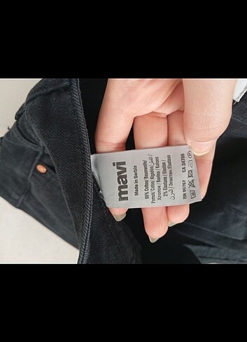 Mavi siyah jean - Görsel 6