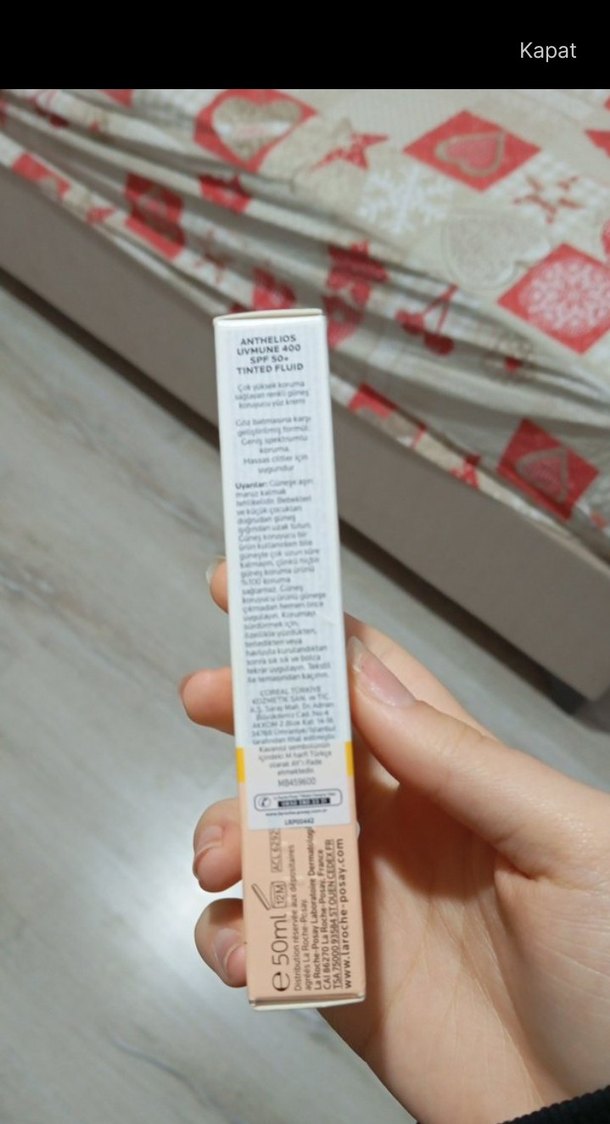 La Roche-Posay Anthelios UVmune 400 SPF 50+ Tonlu Sıvı - Görsel 2