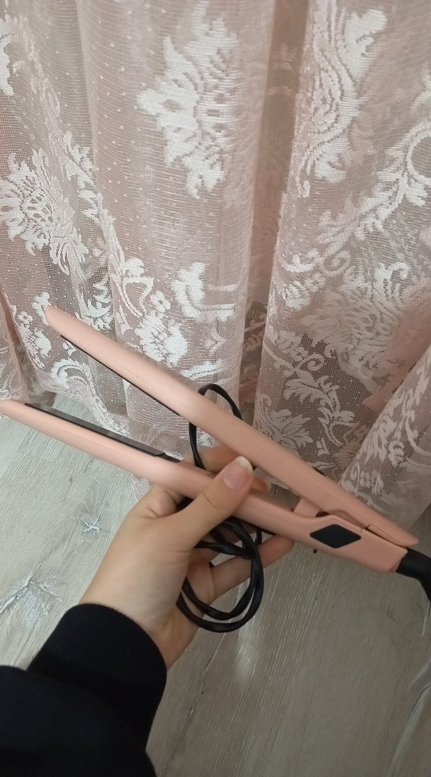 Pastel Pembe Fakir Saç Düzleştirici - Görsel 2