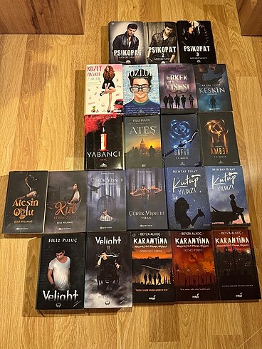 Toplu kitap 22 adet