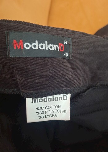 Kahverengi Süet Kadın Kumaş Pantolon - Görsel 4