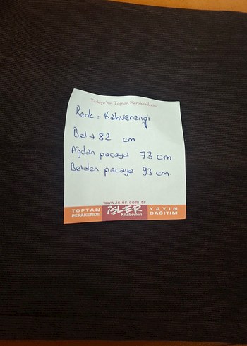 Kahverengi Süet Kadın Kumaş Pantolon - Görsel 3