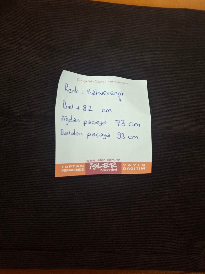 Kahverengi Süet Kadın Kumaş Pantolon - Görsel 3