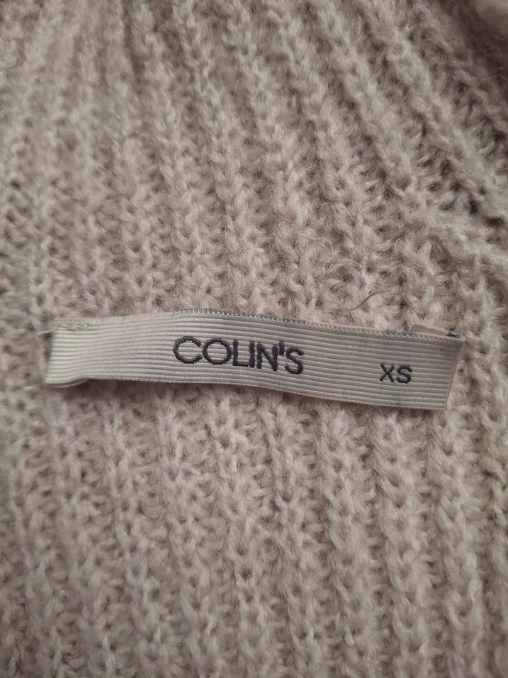 Gri Balıkçı Yaka Örgü Kadın Kazak - Görsel 3