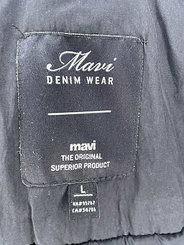 l Beden siyah Renk Mavi Jeans Mont %70 İndirimli.