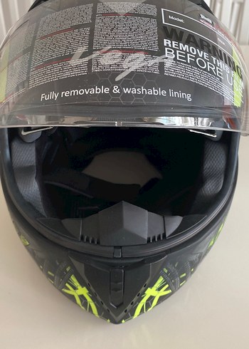 Motosiklet Kaskı L Beden - Görsel 2